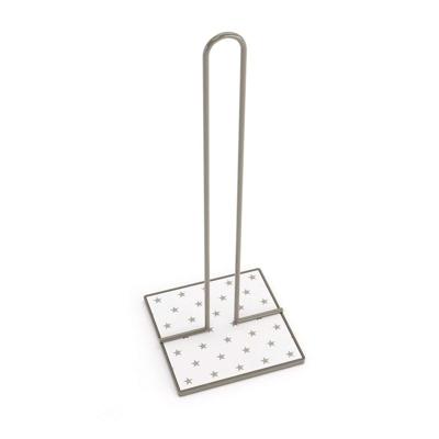 Houder voor keukenpapier Versa Sterren Metaal Staal Hout MDF (16,5 x 31 x 13 cm)