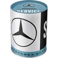 Mercedes-Benz Service spaarpot zwart 14 x 11 cm   -