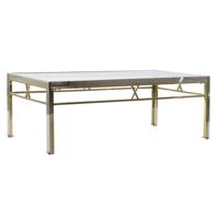 Bijzettafel DKD Home Decor 110 x 60 x 40 cm Kristal Zilverkleurig Staal Aluminium