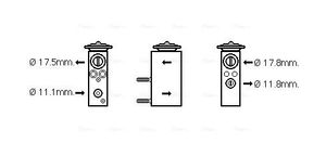 Expansieventiel, airconditioning CN1276