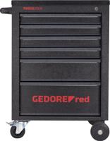 Gedore Gereedschapswagen | 6 laden | Zwart | Inclusief 129-delige set - 3300031