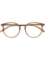 Garrett Leight lunettes de vue Morningside à monture ronde - Marron