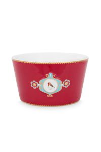 Pip Studio Love Birds Kom Rood 15cm