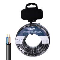 Elektrische kabelslang EDM 28317 vv-k06 Zwart 15 m