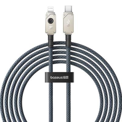 Baseus Unbreakable USB C naar iP kabel 2 m 20 W Zwart