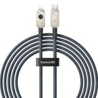 Baseus Unbreakable USB C naar iP kabel 2 m 20 W Zwart