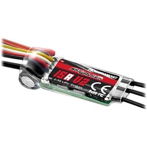 Hobbywing Skywalker V2 15A Brushless snelheidsregelaar voor RC vliegtuig Belastbaarheid (max.): 30 A