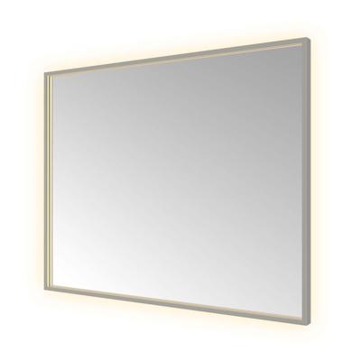 Hotbath &MORE Spiegel directe en indirecte LED color changing spiegelverwarming dimbaar met afstandsbediening Mat wit SQU180BGP