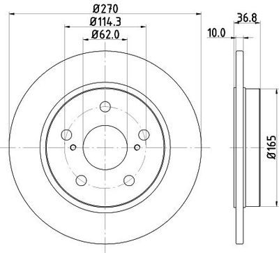 Remschijf 8DD355118971