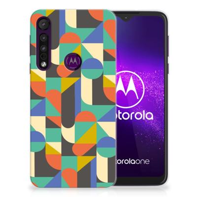 Motorola One Macro | TPU bumper | Funky Retro