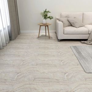 VidaXL Vloerplanken zelfklevend 55 st 5,11 m² pvc beige