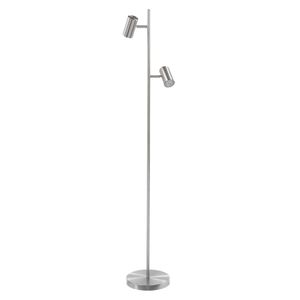 Highlight Vloerlamp Burgos 2 lichts H 142 cm mat chroom