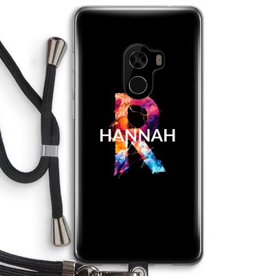 Abstract Spectrum: Xiaomi Mi Mix 2 Transparant Hoesje met koord