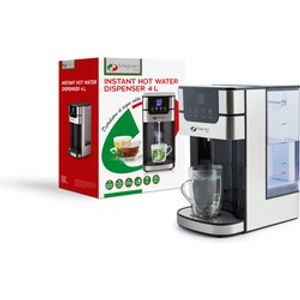 MAGNANI Heetwater dispenser, 4 Liter, Water dispenser met 7 temperatuurstanden en 4 watervolumes, Duurzame waterkoker, Warm water binnen 10 seconden, 2200 - 2600 W