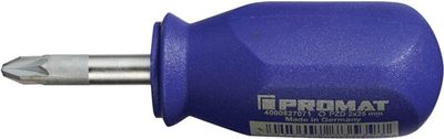 Promat Schroevendraaier | maat PZD 2 klinglengte 25 mm | 1-componentengreep | ronde kling - 4000827071 4000827071
