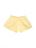 Off-White Kids short de sport à logo imprimé - Jaune