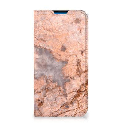 iPhone 14 Pro Max | Standcase | Marmer Oranje
