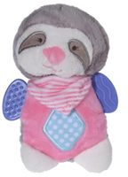 Tender Toys knuffelluiaard roze 15 cm - thumbnail