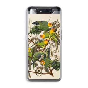 Carolinaparkiet: Samsung Galaxy A80 Transparant Hoesje