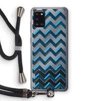 Onderbroken lijn: Samsung Galaxy A31 Transparant Hoesje met koord