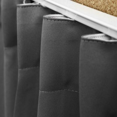 Gordijnen Verduisterend & Isolerend - Haken of Ringen - Navy maat: 250 x 150 cm - materiaal: Polyether - Dekbed-Discounter.nl
