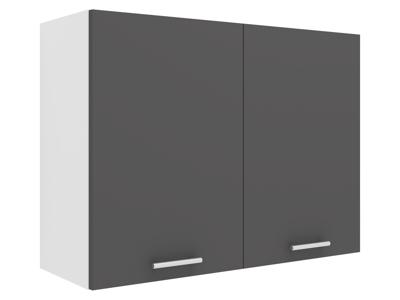 VCM Wandkast Esilo (Hangende kast, Wit/antraciet, 2 Türen 80)