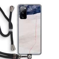 Stone White: Samsung Galaxy S20 FE / S20 FE 5G Transparant Hoesje met koord