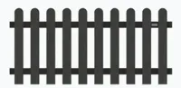 Elephant Hek wpc-antraciet classic 180x80cm rvs