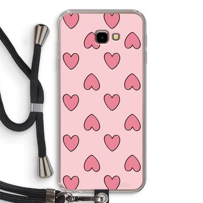 Ondersteboven verliefd: Samsung Galaxy J4 Plus Transparant Hoesje met koord