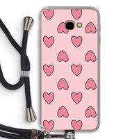 Ondersteboven verliefd: Samsung Galaxy J4 Plus Transparant Hoesje met koord