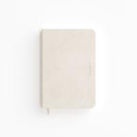 Notitieboek de KEMPEN Cotton Vanilla 110x160mm blanco 160 pagina&apos;s 90gr wit