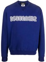 DSQUARED2 sweat à logo - Bleu - thumbnail