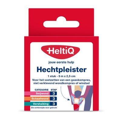 HeltiQ Hechtpleister 2,5cmx5m