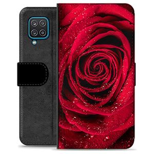 Samsung Galaxy A12 Premium Wallet Hoesje - Roze