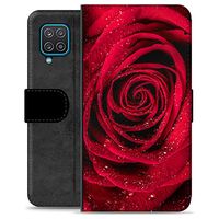 Samsung Galaxy A12 Premium Wallet Hoesje - Roze