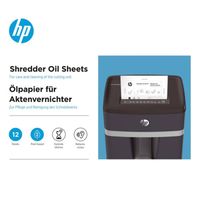 HP geolied papier - DIN A5 formaat - 12 vellen - smeermiddel voor papierversnipperaar - thumbnail