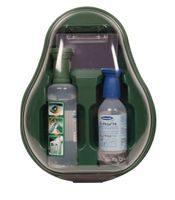 Oogspoelstation met 1 x 500 ml + 1 x 250ml oogspoelflessen - Oogspoelstation met 1 x PH neutraal & 1 x steriel - thumbnail