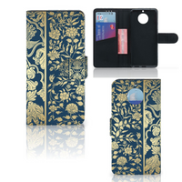 Moto G5S Hoesje Beige Flowers - thumbnail