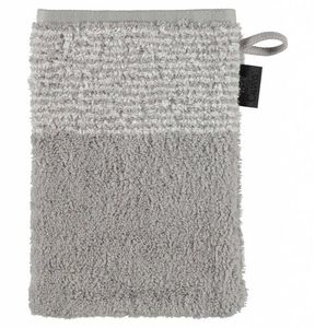 Cawö Cawo Two-Tone Washandje Platina 16x22