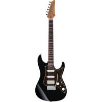 Ibanez AZ2204N Prestige Black elektrische gitaar met koffer