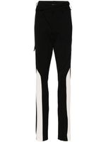 Ottolinger pantalon droit à design asymétrique - Noir