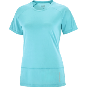 Salomon Cross Run SS Tee dames - BLAUW - Dames