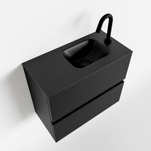 Toiletmeubel Mondiaz Ada | 60 cm | Meubelkleur Urban | Lex wastafel Urban Rechts | 1 kraangat