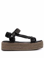 Brunello Cucinelli sandales à ornements métalliques - Noir
