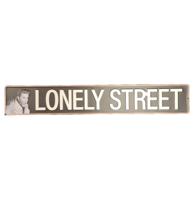 Elvis Lonely Street Bord - Metalen Bord met Relief 91,5 cm