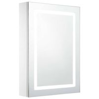 vidaXL Badkamerkast met spiegel en LED 50x13x70 cm - thumbnail