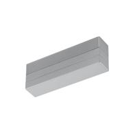 Trio 2-fase voeding Duoline Block voor railverlichting grijs 701087 - thumbnail