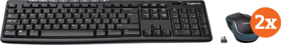 Logitech MK270 Draadloos Toetsenbord en Muis QWERTY 2-Pack Logitech MK270 Draadloos Toetsenbord en Muis QWERTY 2-Pack