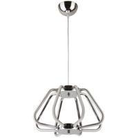 LED Hanglamp Industrieel 38W - Natuurlijk Wit 4000K - Chroom Aluminium