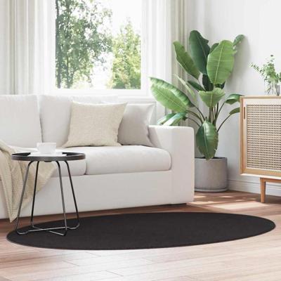 Tapijt HUARTE Zwart 120 x 170 cm Polyester